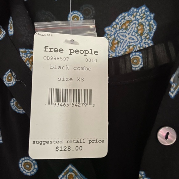 FREE PEOPLE Turn Turn Long Sleeve Minidress - Picture 6 of 6